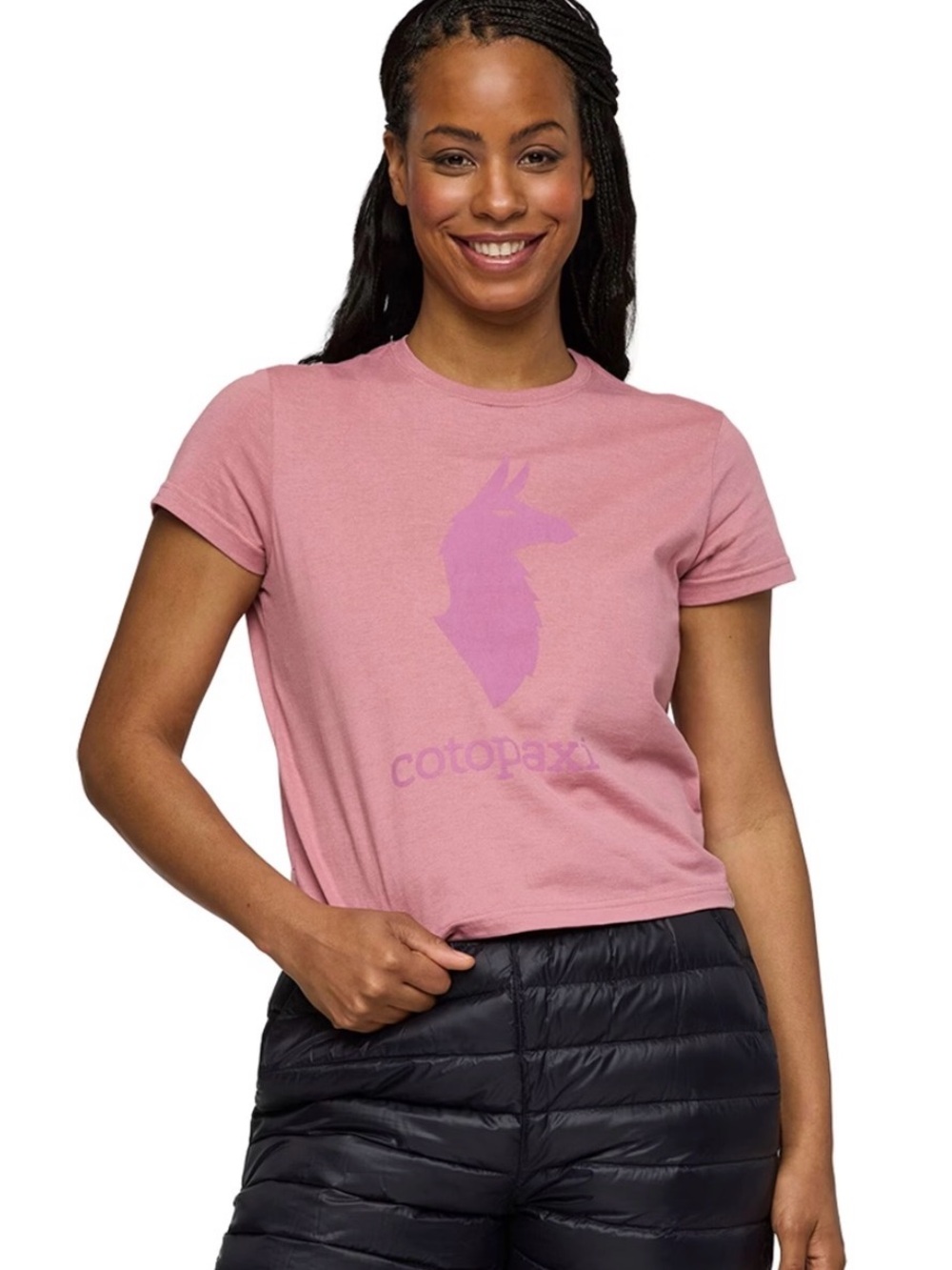 Cotopaxi pink tee